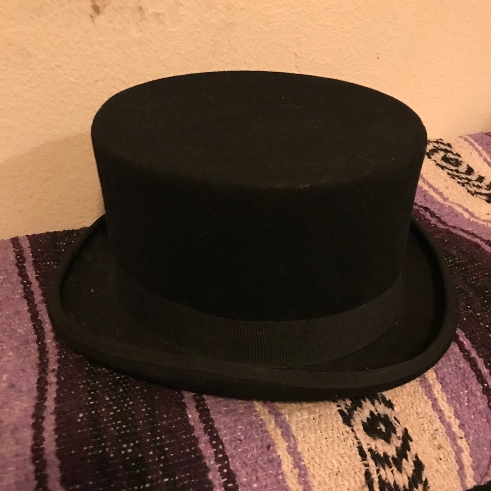 Scala Black Top Hat
